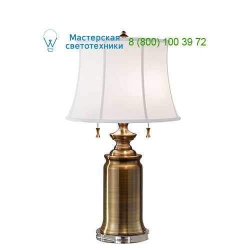 FE/STATERM TL BB Stateroom 2Lt Table Lamp Bali Brass Feiss,  