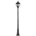 FE/EB5/L BLK English Bridle 3Lt Large Lamp Post Black Feiss, боллард