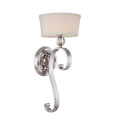 QZ/MADISONM1 IS Madison Manor 1Lt Wall Light Imperial Silver Quoizel,   