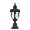 PH3/M BLK Philadelphia Pedestal Lantern Black Elstead Lighting, фонарь