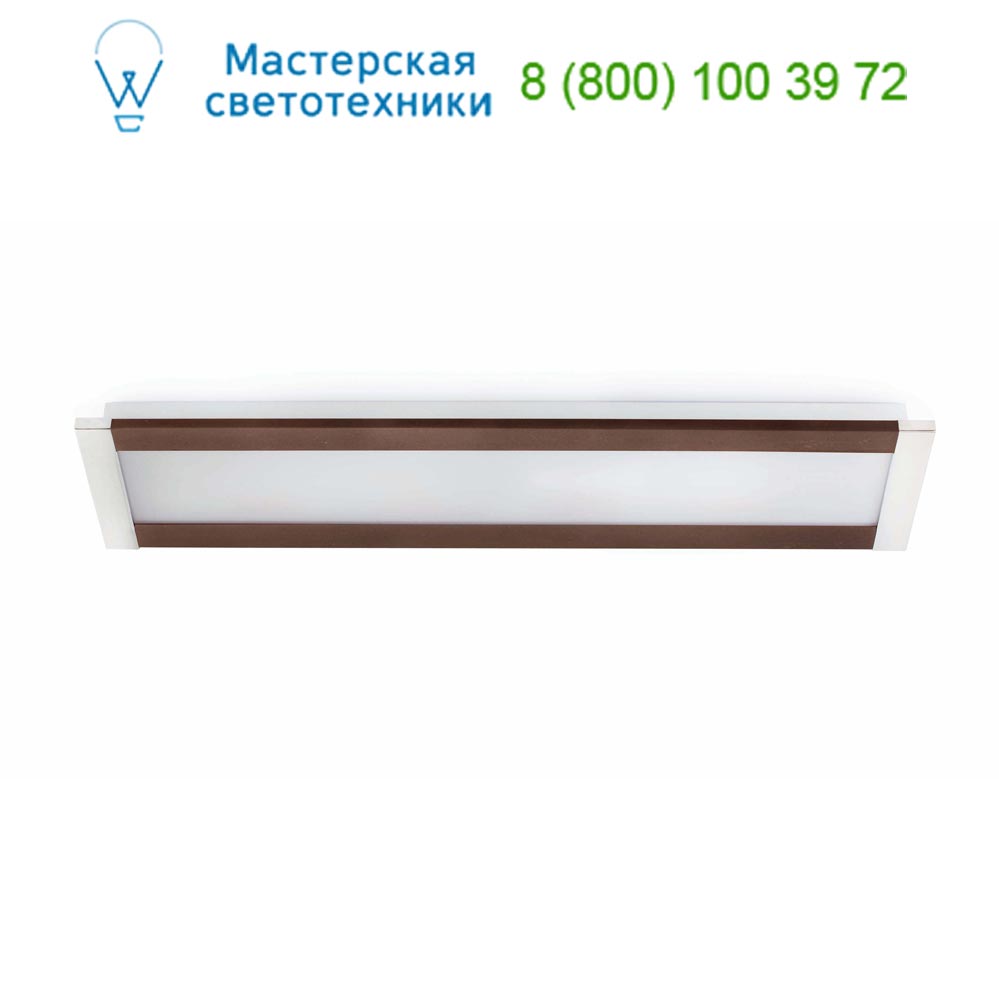 03012 AZOR-2 Brown and chrome ceiling lamp 4L Faro, 