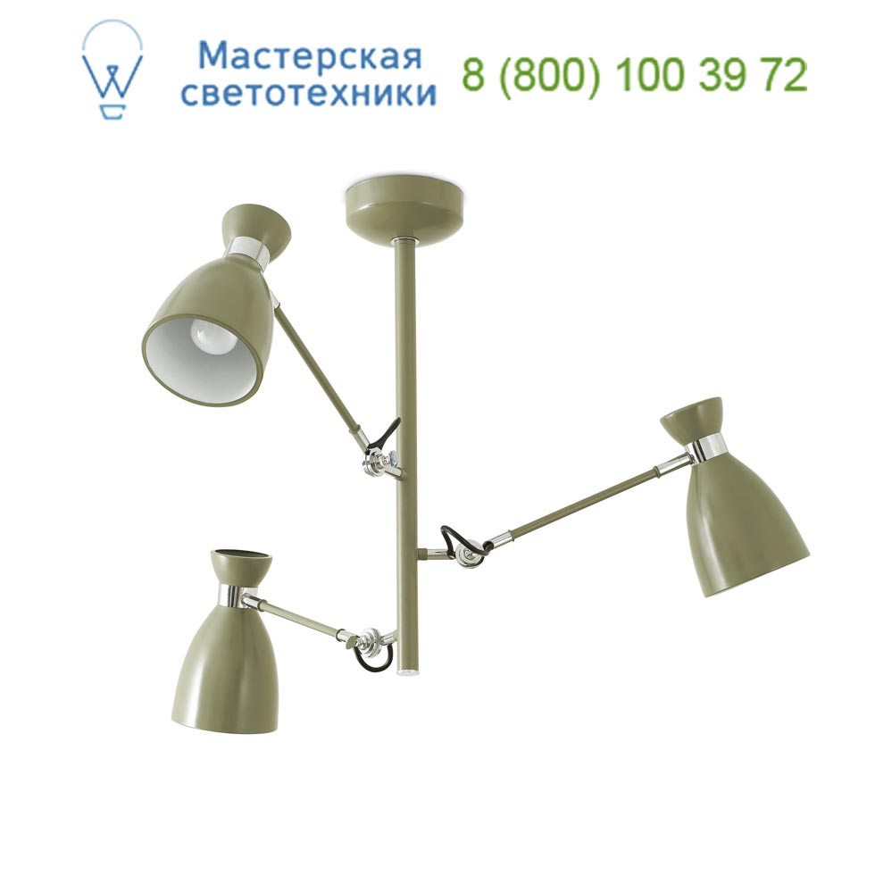 20007 RETRO Green ceiling lamp Faro, 