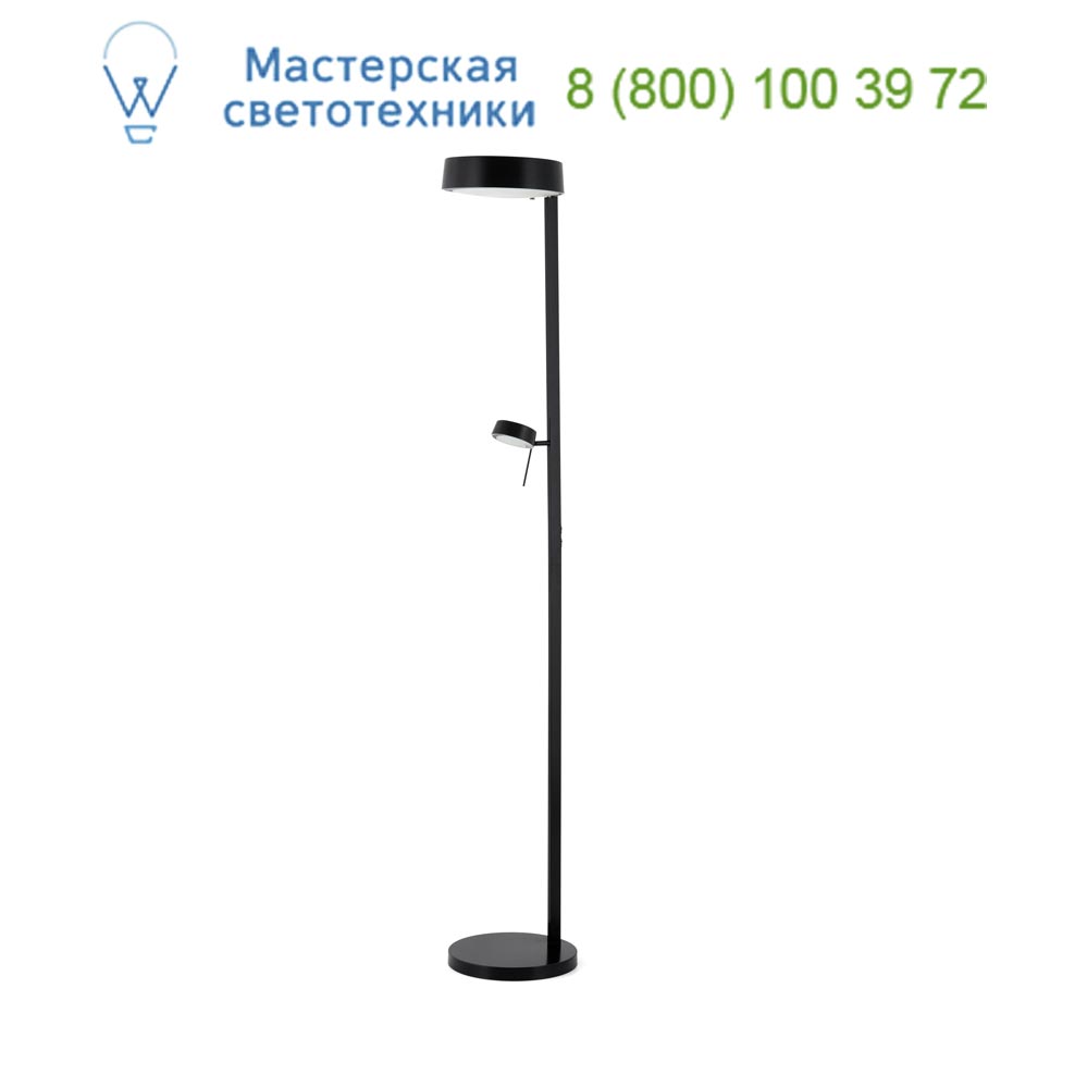 57207 NEXO Black floor lamp reader Faro,
