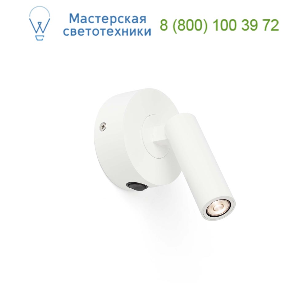 63232 TUB LED Matt white wall lamp reader Faro, 