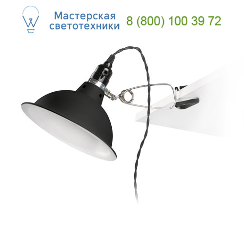 64169 PEPPER Black clip lamp Faro, 