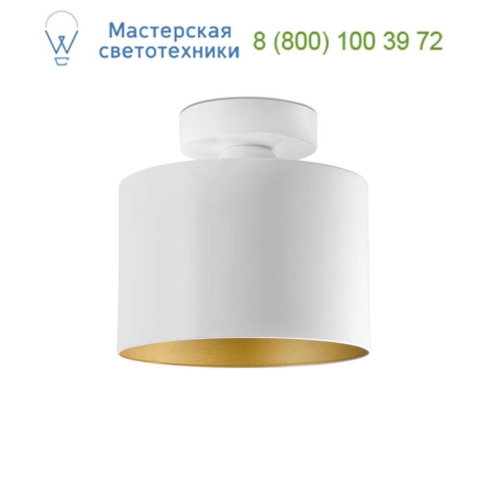 65137 JANET Gold and white ceiling lamp Faro, 