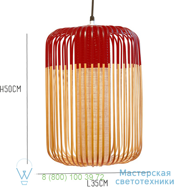  Bamboo Light L Forestier red, H50cm   20106 1