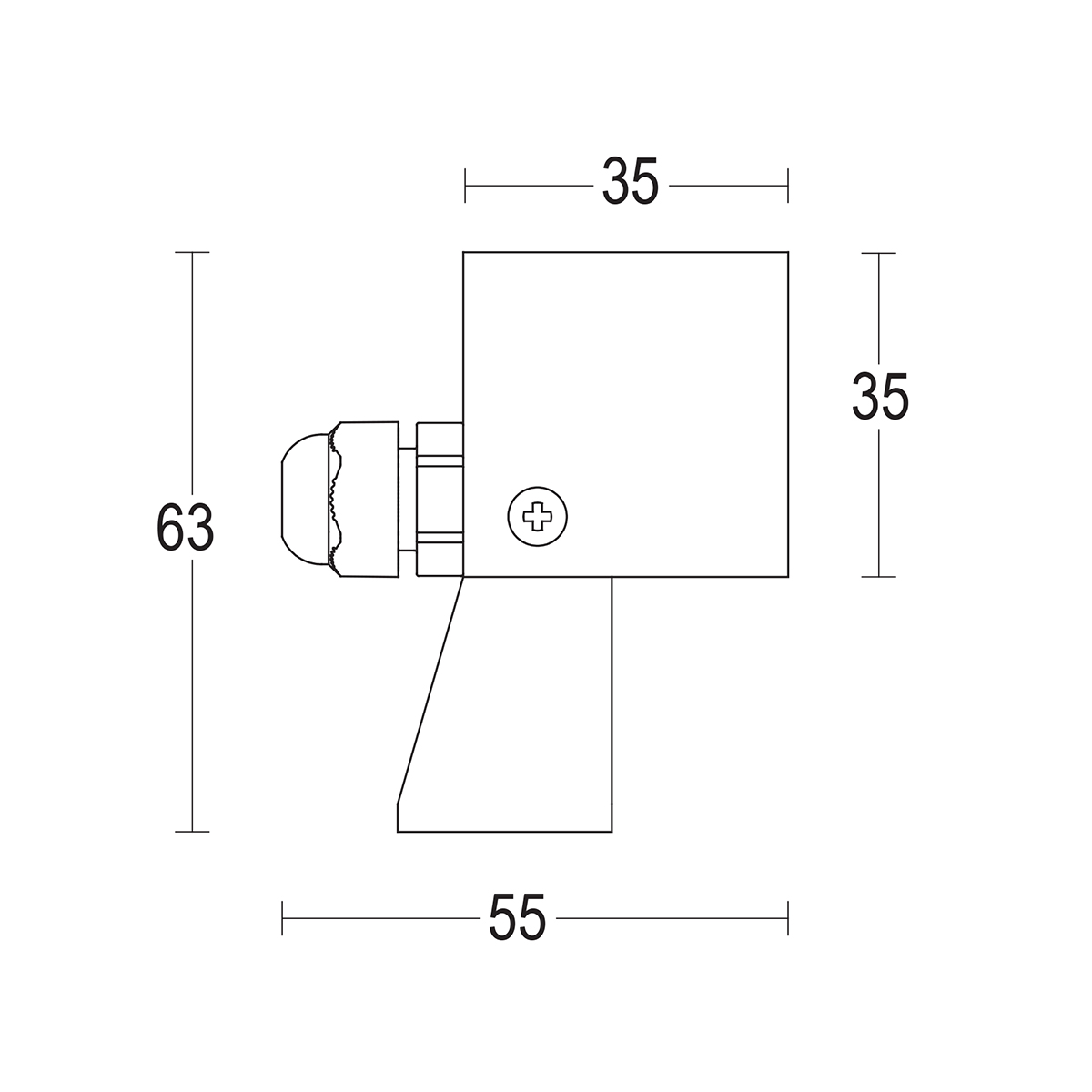  Segno spot 35 Ghidini   GH1127.BAST300EC