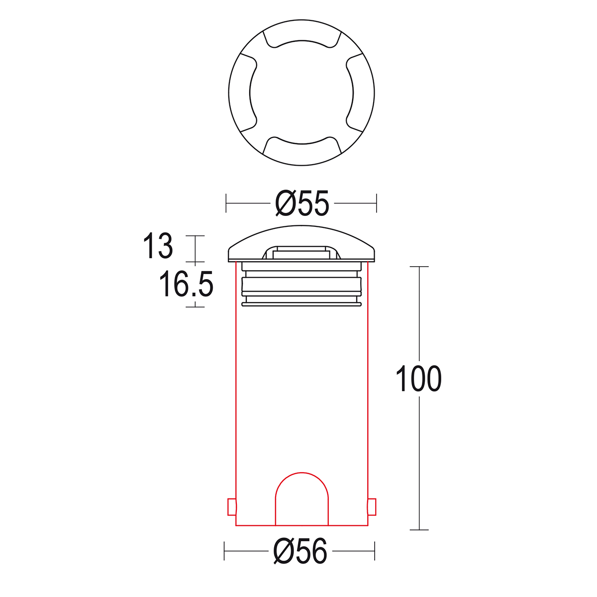  Maxisegno walk 55 Ghidini   GH1384.BAXO300EC