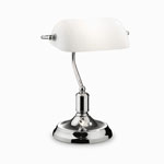 045047 Ideal Lux LAWYER TL1 CROMO CHROME настольная лампа