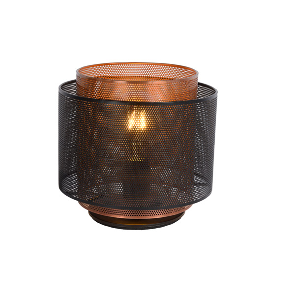 ORRIN - Table lamp - Ø 25 cm - E27 - Black Lucide