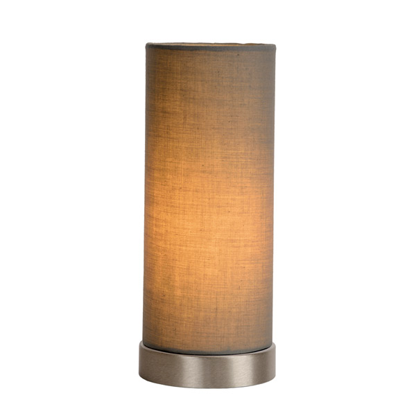 TUBI - Table lamp - Ø 10,5 cm - E14 - Grey Lucide