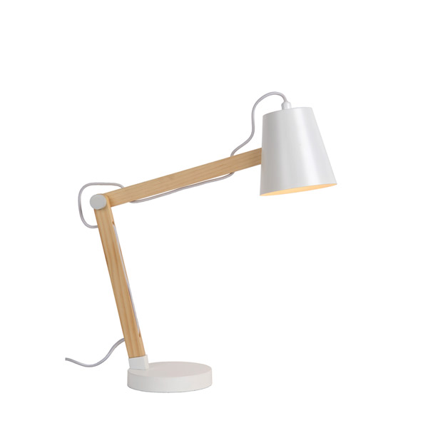 TONY - Desk lamp - E14 - White Lucide