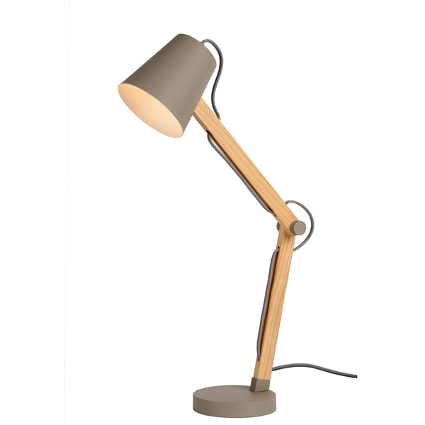 TONY - Desk lamp - E14 - Taupe Lucide