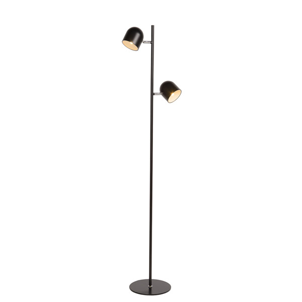 SKANSKA - Floor lamp - LED Dim. - 2x5W 2700K - Black Lucide