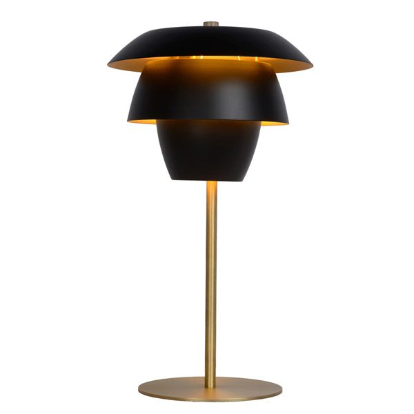 JERICHO - Table lamp - Ø 26,5 cm - E14 - Black Lucide