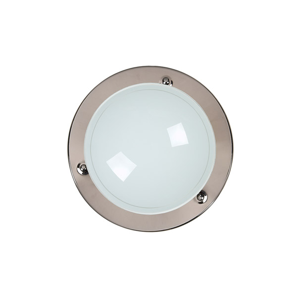 BASIC - Flush ceiling light - Ø 30 cm - E27 - Gun Metal Lucide