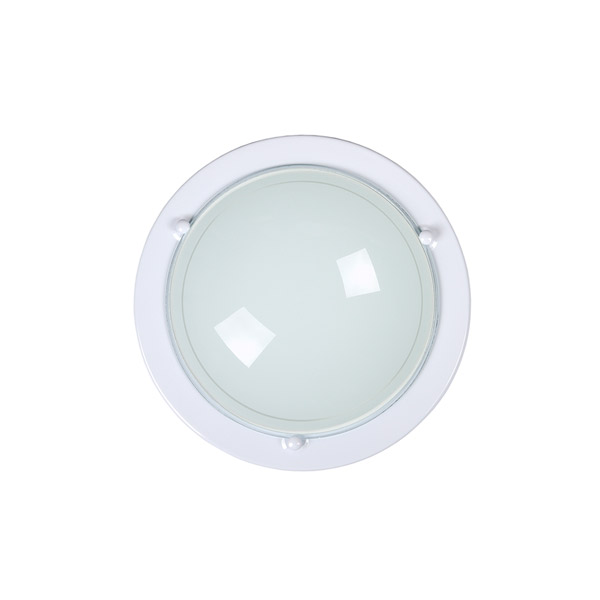 BASIC - Flush ceiling light - Ø 30 cm - E27 - White Lucide