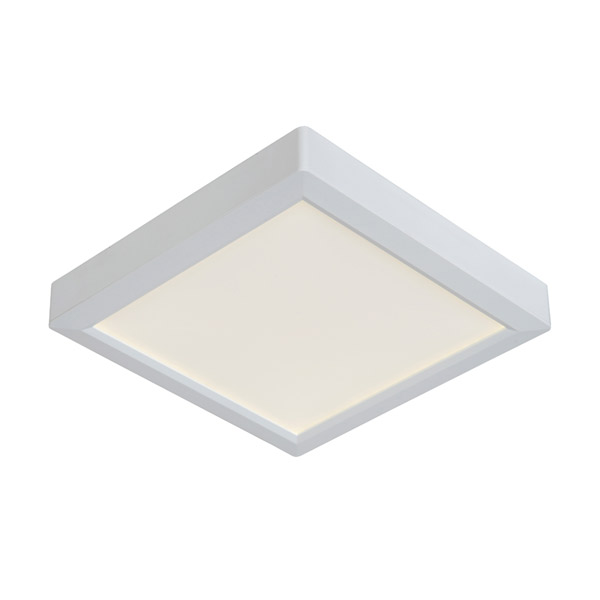 TENDO-LED - Flush ceiling light - LED - 1x18W 3000K - White Lucide