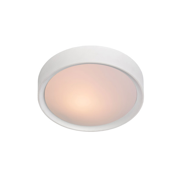 LEX - Flush ceiling light - Ø 25 cm - E27 - White Lucide