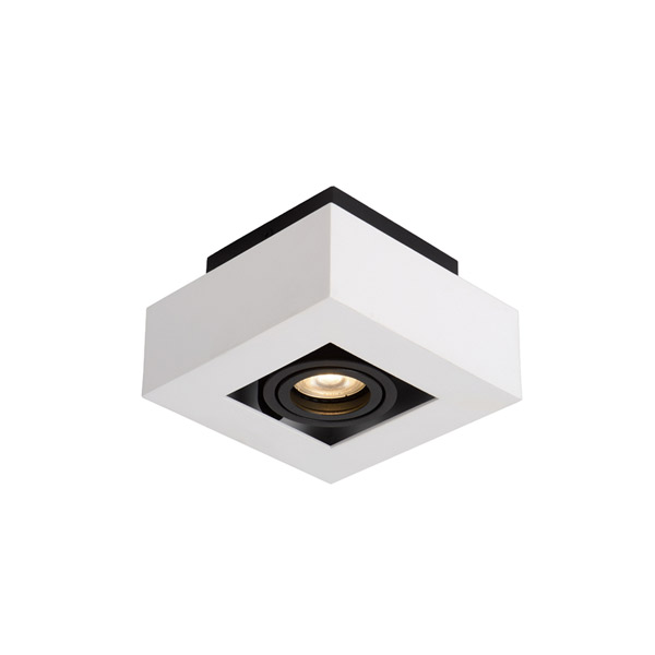 XIRAX - Ceiling spotlight - LED Dim to warm - GU10 - 1x5W 2200K/3000K - White Lucide