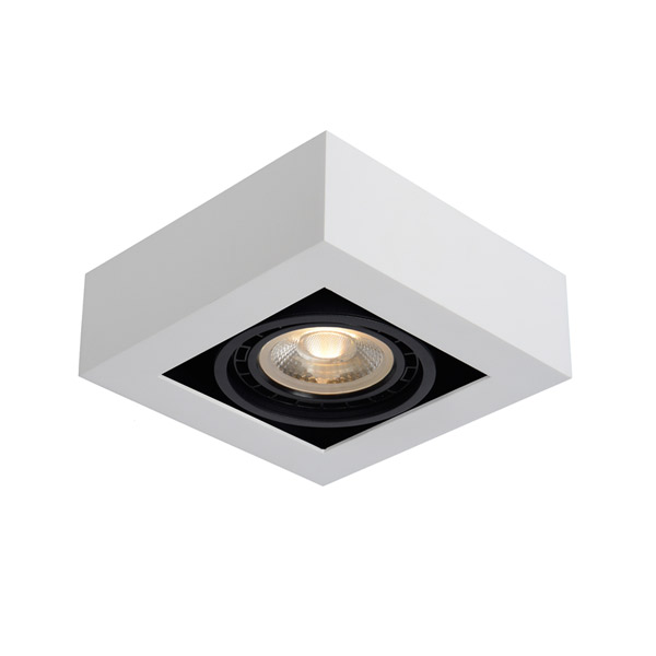 ZEFIX - Ceiling spotlight - LED Dim to warm - GU10 - 1x12W 2200K/3000K - White Lucide