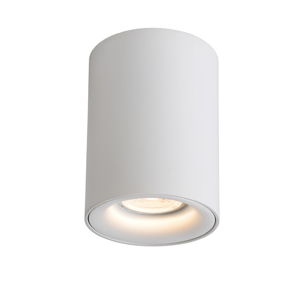 BENTOO-LED - Ceiling spotlight - Ø 8 cm - LED Dim. - GU10 - 1x5W 3000K - White Lucide