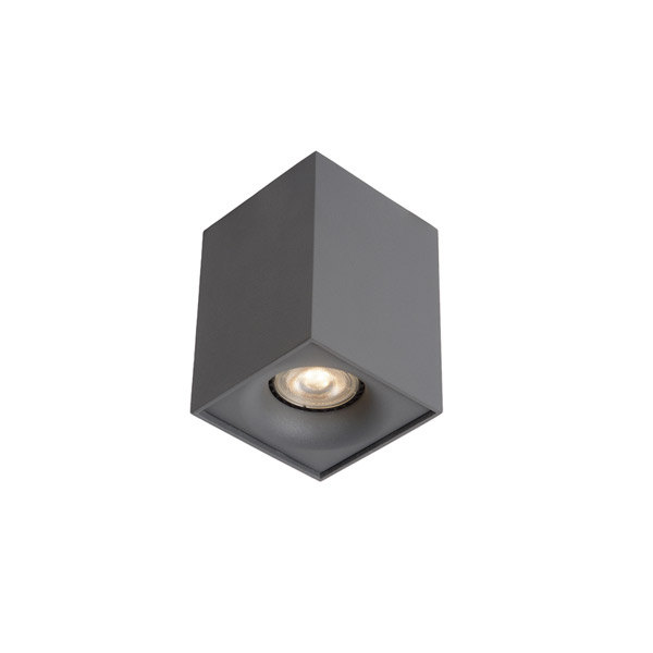 BENTOO-LED - Ceiling spotlight - LED Dim. - GU10 - 1x5W 3000K - Grey Lucide