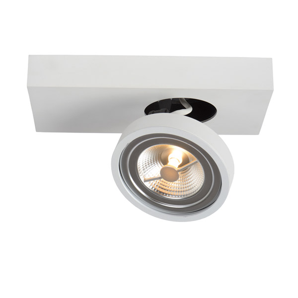 NENAD AR111 - Ceiling spotlight - LED Dim. - G53 (AR111) - 1x10W 2700K - White Lucide