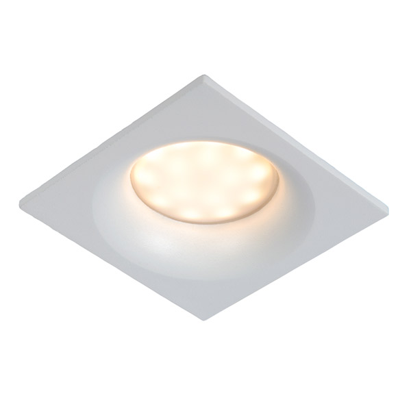 ZIVA - Recessed spotlight Bathroom - GU10 - IP44 - White Lucide