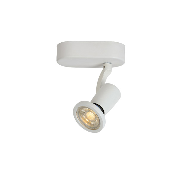JASTER-LED - Ceiling spotlight - LED - GU10 - 1x5W 2700K - White Lucide