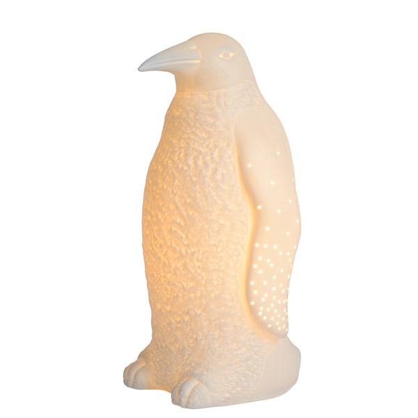 PINGUIN - Table lamp - E14 - White Lucide