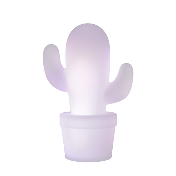 CACTUS - Table lamp Outdoor - Ø 22,7 cm - LED Dim. - 1x2W 2700K - IP44 - White Lucide