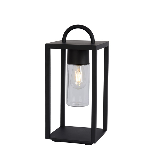 GLIMMER - Table lamp Outdoor - E27 - IP44 - Black Lucide