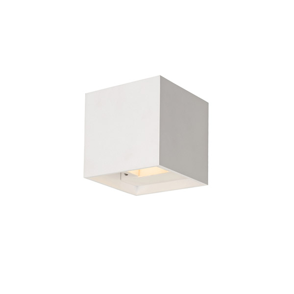 XIA - Wall light Bathroom - LED - 2x1W 3000K - IP54 - White Lucide