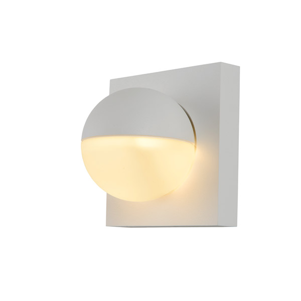 PHIL - Wall light - LED - 1x4W 2700K - White Lucide