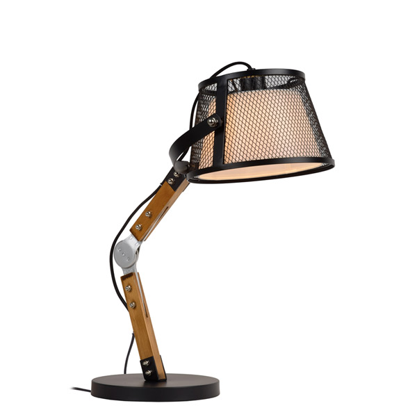 ALDGATE - Table lamp - Ø 29 cm - E27 - Black Lucide