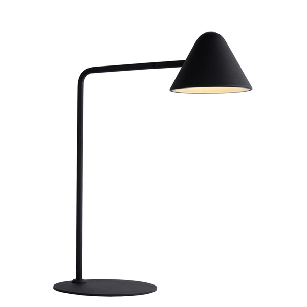DEVON - Desk lamp - LED - 1x3W 3000K - Black Lucide
