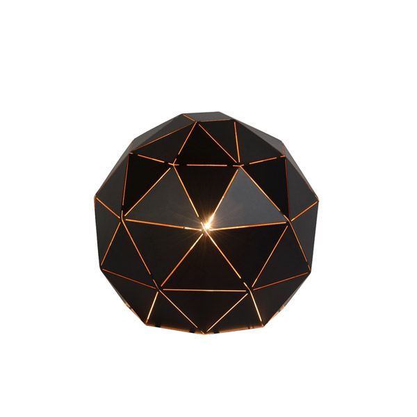 OTONA - Table lamp - Ø 25 cm - E27 - Black Lucide