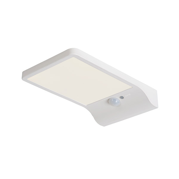BASIC - Wall light Outdoor - LED - 1x3W 2700K - IP44 - White Lucide