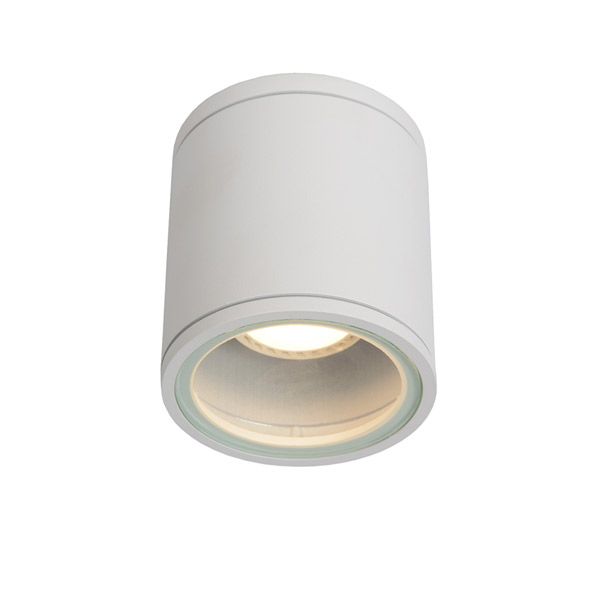 AVEN - Ceiling spotlight Bathroom - Ø 9 cm - GU10 - IP65 - White Lucide