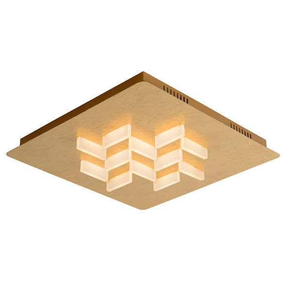 ANISTO - Flush ceiling light - LED - 1x30W 3000K - Gold Lucide