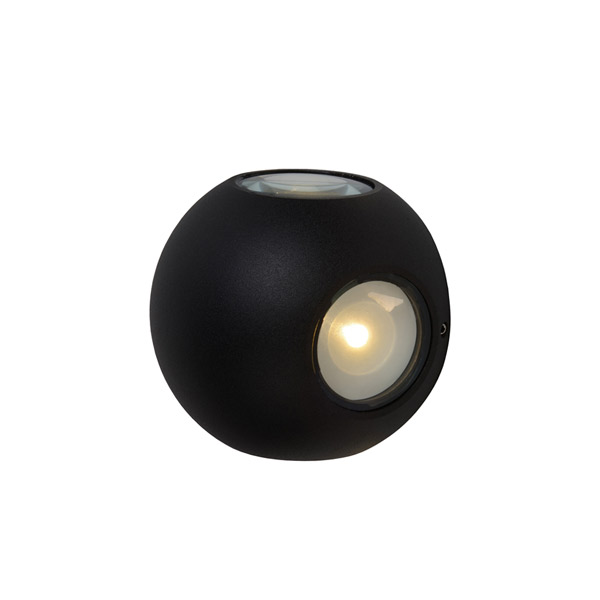 YUPLA - Wall light Outdoor - LED - 4x2W 3000K - IP54 - Black Lucide