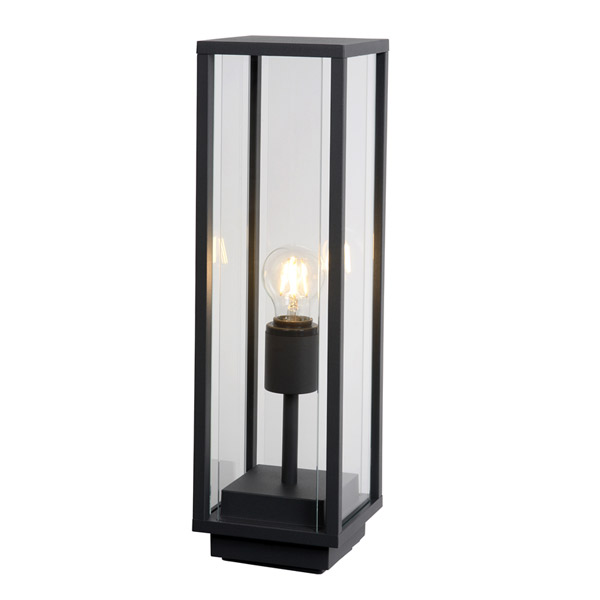 CLAIRE - Bollard light Outdoor - E27 - IP54 - Anthracite Lucide