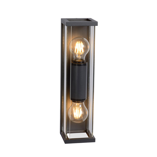 CLAIRE MINI - Wall light Outdoor - E27 - IP54 - Anthracite Lucide