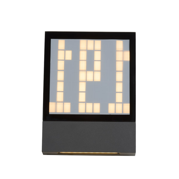 DIGIT - Wall light Outdoor - LED - 1x3W 2700K - IP54 - Anthracite Lucide