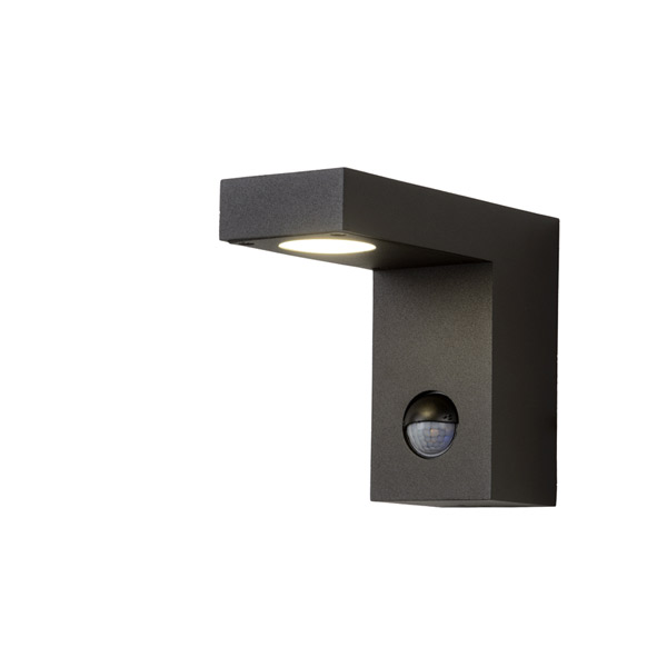 TEXAS-IR - Wall spotlight Outdoor - LED - 1x6W 3000K - IP54 - Anthracite Lucide