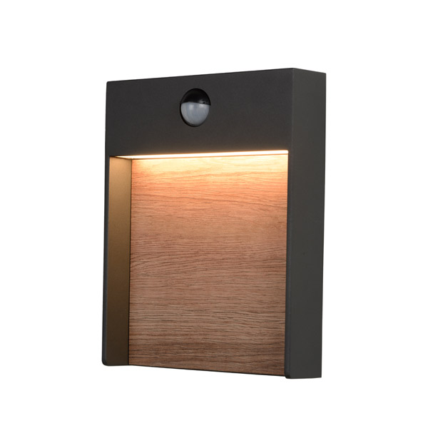 JELLUM - Wall light Outdoor - LED - 1x15W 3000K - IP54 - Anthracite Lucide