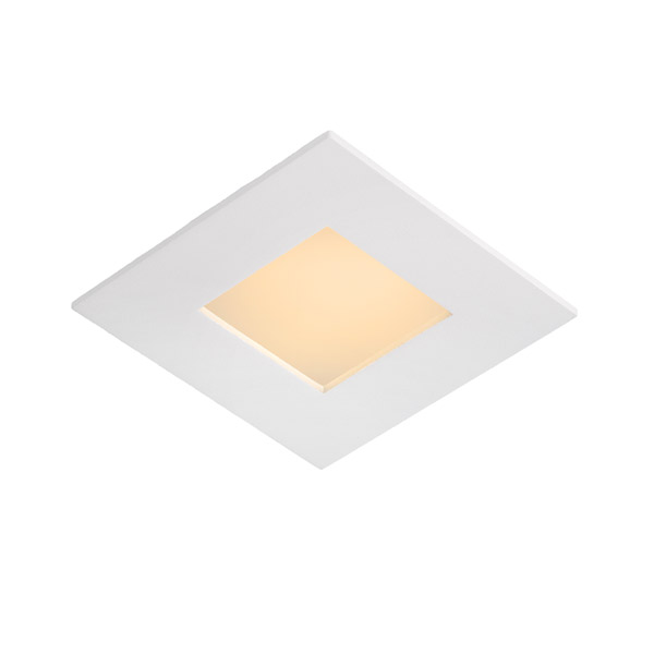 BRICE-LED - Recessed spotlight - LED Dim. - 1x8W 3000K - IP40 - White Lucide