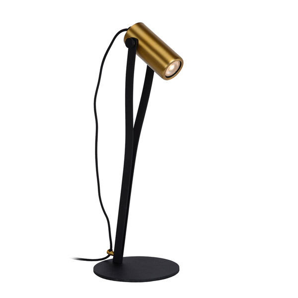 JANTUANO - Desk lamp - Ø 18 cm - LED Dim. - GU10 - 1x5W 3000K - 3 StepDim - Black Lucide